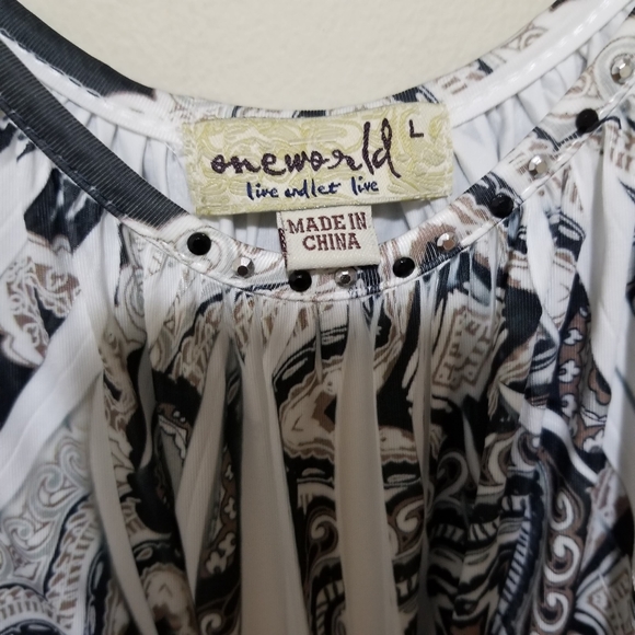 One World Cold shoulder blouse - Picture 3 of 8